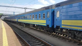 UltraHD 4K Електровоз ЧС4-047 з поїздом #769 Київ-Камянець-Подільський