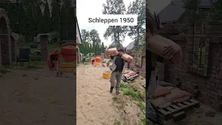 Verlinkt den krassesten Schlepper!😂#Maurer #bricklayer #mauern #lot #Waage #Pfeiler #Klinker #Neubau