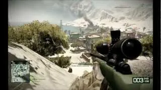 Battlefield: Bad Company 2 Sniper gameplay