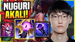 NUGURI IS READY FOR AKALI! - FPX Nuguri Plays Akali Top vs Gnar! | Season 11