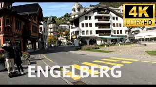 Take a walk through beautiful Engelberg | Switzerland | 4K