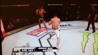 Opening 30 seconds of Yair Rodriguez vs Charles Rosa