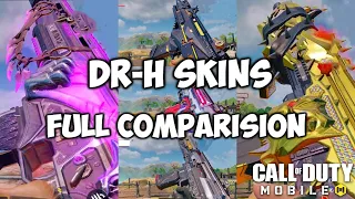 All DR-H Legendary Comparision | COD Mobile | CODM