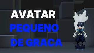 COMO TER O AVATAR PEQUENO DE GRAÇA NO ROBLOX