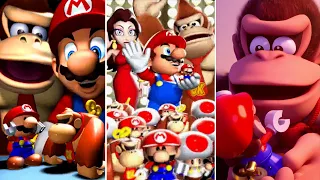 Mario vs Donkey Kong Series - All Cutscenes + Endings