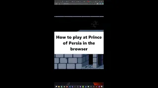 🎮 How to play at Prince of Persia in the browser #shorts