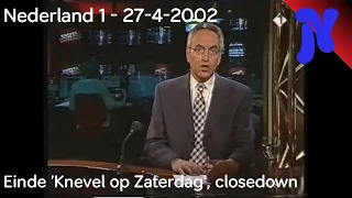 Nederland 1 closedown (27-4-2002)