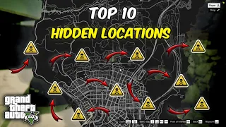 TOP 10 Secret Hidden Locations & Places 😱 in GTA 5 Rockstar Doesn’t Want You To Know