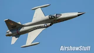F-5 Freedom Fighter Flybys - Northern Illinois Airshow 2017