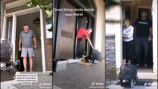 Drop baby off on grandparents door without telling them | TikTok