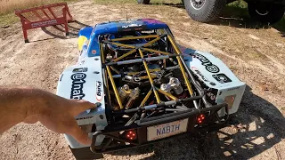 INSANE CUSTOM LOSI 5T 2.0 (IS AN ABSOLUTE ANIMAL) JUMPS BEAUTIFULLY !