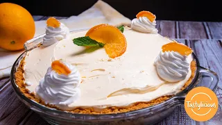 Delicious Homemade Orange Creamsickle Pie Recipe | Easy Homemade Pie Recipe