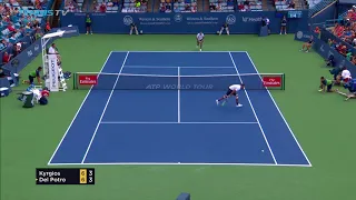 Hot Shot: Fear The Forehand? Delpo Delivers Perfect Backhand Pass In Cincinnati 2018
