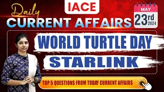 May 23rd 2024 Current Affairs | Today Current Affairs | DAILY CURRENT AFFAIRS in Telugu | IACE
