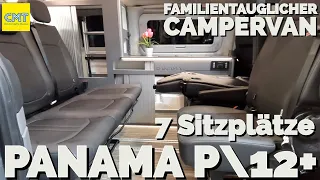 CMT 2024 | PANAMA P12+ | kompakter Camper mit bis zu 7 Sitzplätzen | auch perfekt als Alltagsauto