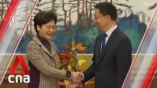 China praises Hong Kong leader Carrie Lam for restoring order, reviving city's economy