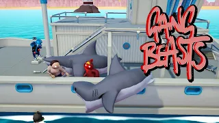 HANGRY SHARKS - GANG BEASTS [Melee] PS5 Gameplay