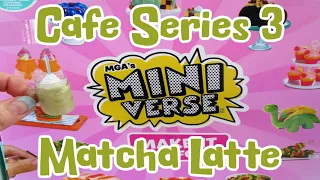 Miniverse Cafe Series 3 Matcha Latte!!