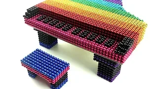 DIY How To Build Rainbow Piano From Magnetic Balls (100% Satisfying)