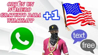 COMO CREAR NÚMERO VIRTUAL+1 DE ESTADOS UNIDOS PARA WHATSAPP- MUY FACIL.