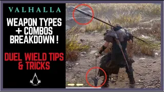 Assassin's Creed Valhalla WEAPON COMBOS BREAKDOWN. Best Dual Wield Valhalla Combat Tips