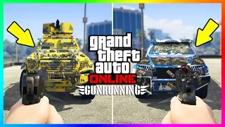 GTA 5 DLC NEW BULLETPROOF & ARMORED CAR TESTS - NIGHTSHARK VS INSURGENT CUSTOM VS TECHNICAL CUSTOM!