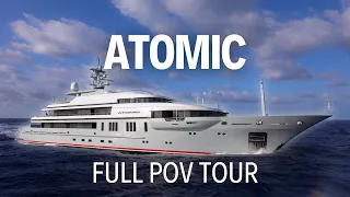 $68 million 209ft Super Yacht…🛥 ATOMIC FULL POV TOUR