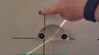 Total Internal Reflection and Refraction Demo.