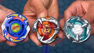 HELLS HAMMER vs DRANZER S vs UNICORN STING Beyblade UX ベイブレードエックス