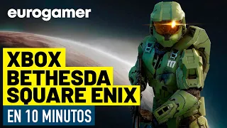 RESUMEN XBOX, BETHESDA Y SQUARE ENIX,  TODOS los ANUNCIOS del E3 2021 en 10 MINUTOS
