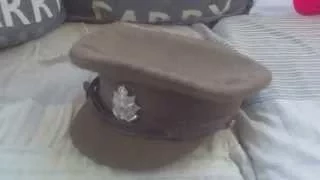 FIRST WORLD WAR BRITISH ARMY 1905 PATTERN SERVICE DRESS PEAK CAP