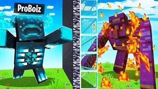 I Secretly CHEATED In a MINECRAFT MOB BATTLE Competition!! With @ProBoiz95 😂