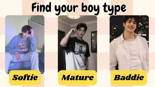 Find your boy type✨🌼 | Aesthetic Quiz🌷|  "Spectrum of Self: Softie, Mature, or Baddie Boy?🌟