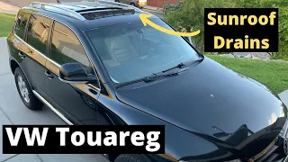 Easiest way to clear Volkswagen Touareg Sunroof Drains!