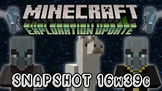 Minecraft 1.11, Snapshot 16w39c — ЛАМЫ, РЮКЗАКИ, НОВЫЙ ДАНЖ!