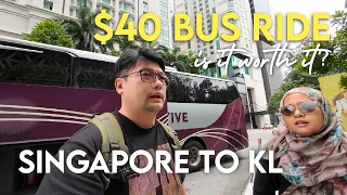 Travelling from Singapore to Kuala Lumpur by Bus (Luxury Coach)