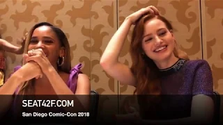 Vanessa Morgan Madelaine Petsch RIVERDALE Comic Con 2018 Interview