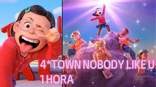 ⭐ 4 Town Nobody Like U 1 HORA | TURNING RED (Letra) Soundtrack