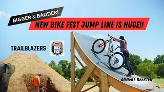 Brand spanking new Jump Line for Bike Fest!