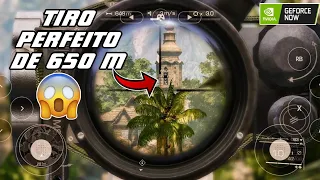 TIRO DE 650 METROS- SNIPER GHOST WARRIOR 2 NO CELULAR ANDROID (GEFORCE-NOW)