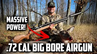 Big Bore Airgun Deer Hunting with the .72 cal AEA Zeus / DonnyFL Suppressor: Massive Power!