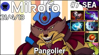 Mikoto #7 SEA plays Pangolier!!! Dota 2 - 8467 Avg MMR