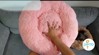 Cama Peluche tipo Dona para Peludos