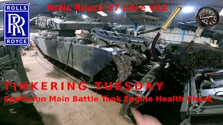 Engine dead? Rolls Royce V12 27l Compression Test Meteor Tank Engine - Tinkering Tuesday