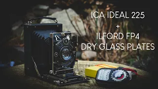 ICA Ideal 225 | Shooting Ilford FP4 Dry Glass Plates | Large Format Photography