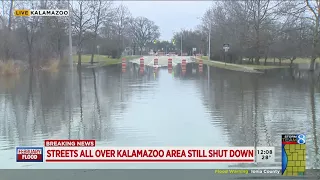 Flooding prompts road closures across W. MI