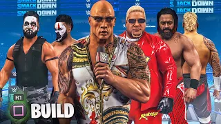 THE BLOODLINE BUILD A SAMOAN SHIELD! | WWE 2K24 Universe