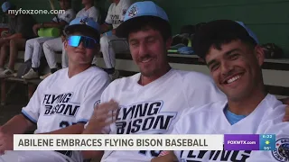 Abilene embraces Flying Bison baseball