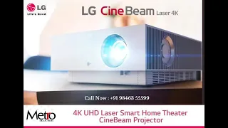 LG HU810PW 4K UHD Laser Smart Home Theater CineBeam Projector | Metro Digital Media | Kerala