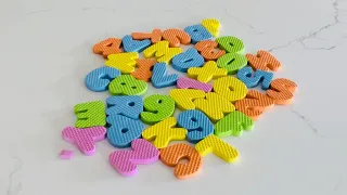 ABC 123 Foam Puzzle Mat | 4 Quadrants Alphabet Letters and Numbers